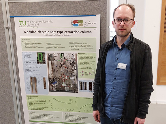 The picture shows Mathias Schmitz at the extraction conference in Aachen.