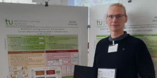 Alexander Behr with the best poster price at the annual Digital Catalysis & Catalysis-Related Sciences Conference 2022.