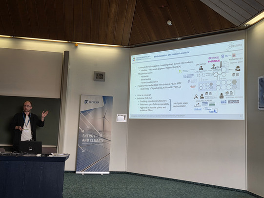 The picture shows Mathias Schmitz at the DECHEMA FORUM 2026.