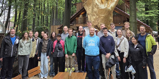 The picture shows the laboratory of equipment design at their annual excursion in 2026.