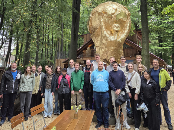 The picture shows the laboratory of equipment design at their annual excursion in 2026.