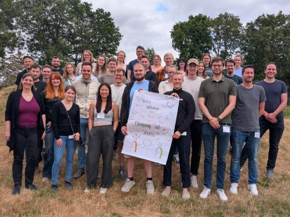 The picture shows the AUFBRUCH consortium at the Summer Retreat 2026.