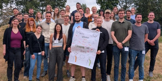 The picture shows the AUFBRUCH consortium at the Summer Retreat 2026.