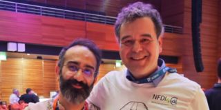 The pucture shows Professor Kockmann on the Catalysis Conference in Weimar. 