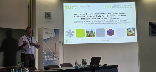 The picture shows Norbert Kockmann at the DECHEMA FORUM 2026.