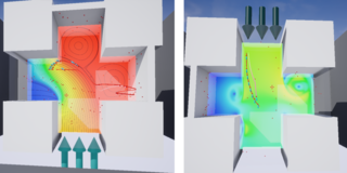 The image shows simulated experiments.